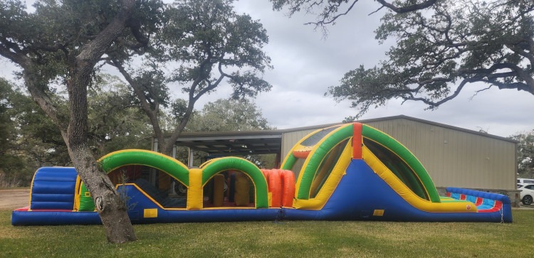 65ft Triple Lane Obstacle Course