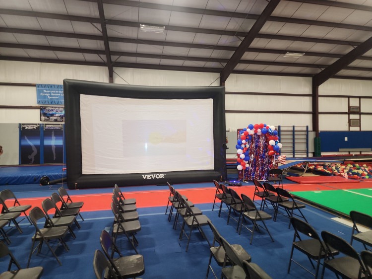 24ft Wide Commercial Projector Screen