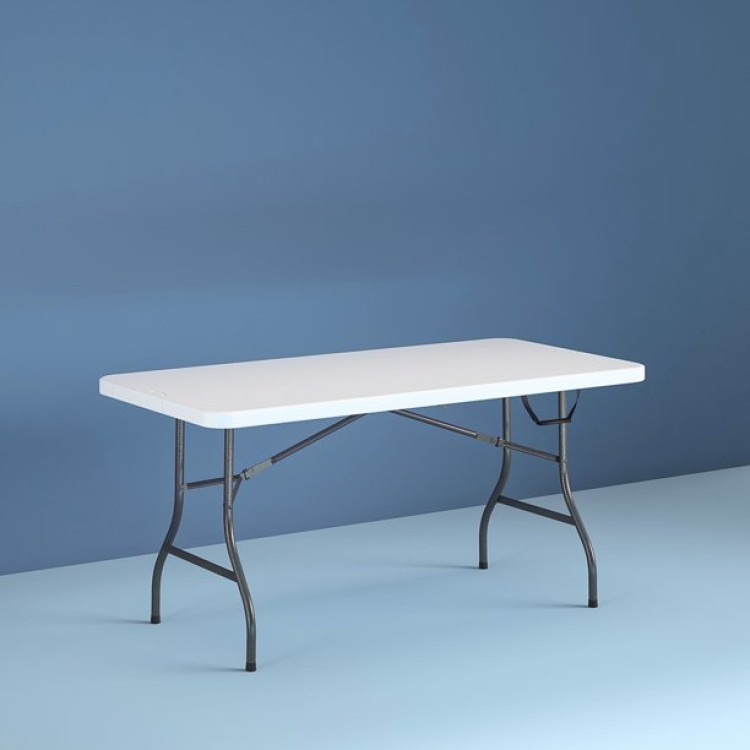 6ft Folding Table - White