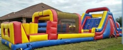 65FT Double Lane Obstacle Course
