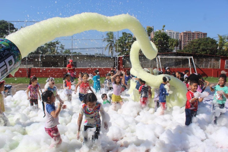 Timed Foam Party
