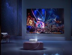 Commercial 4k Movie Projector with Sound Bar