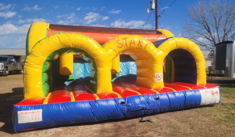30ft Triple Lane Obstacle Course
