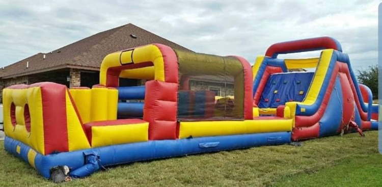 35ft Double Lane Obstacle Course